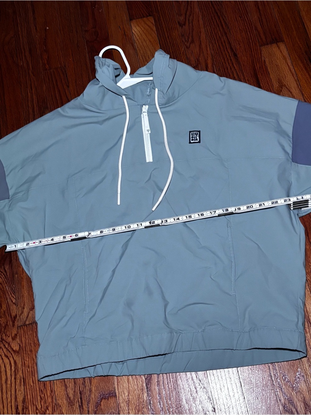 LIV Outdoor Colorblock Hooded Windbreaker Anorak Lightweight Pullover Jacket XL - Picture 8 of 10